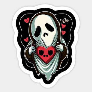 Ghostface Valentine Day Sticker